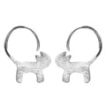 Brincos Zircônia Cúbica Detalhes de Gato