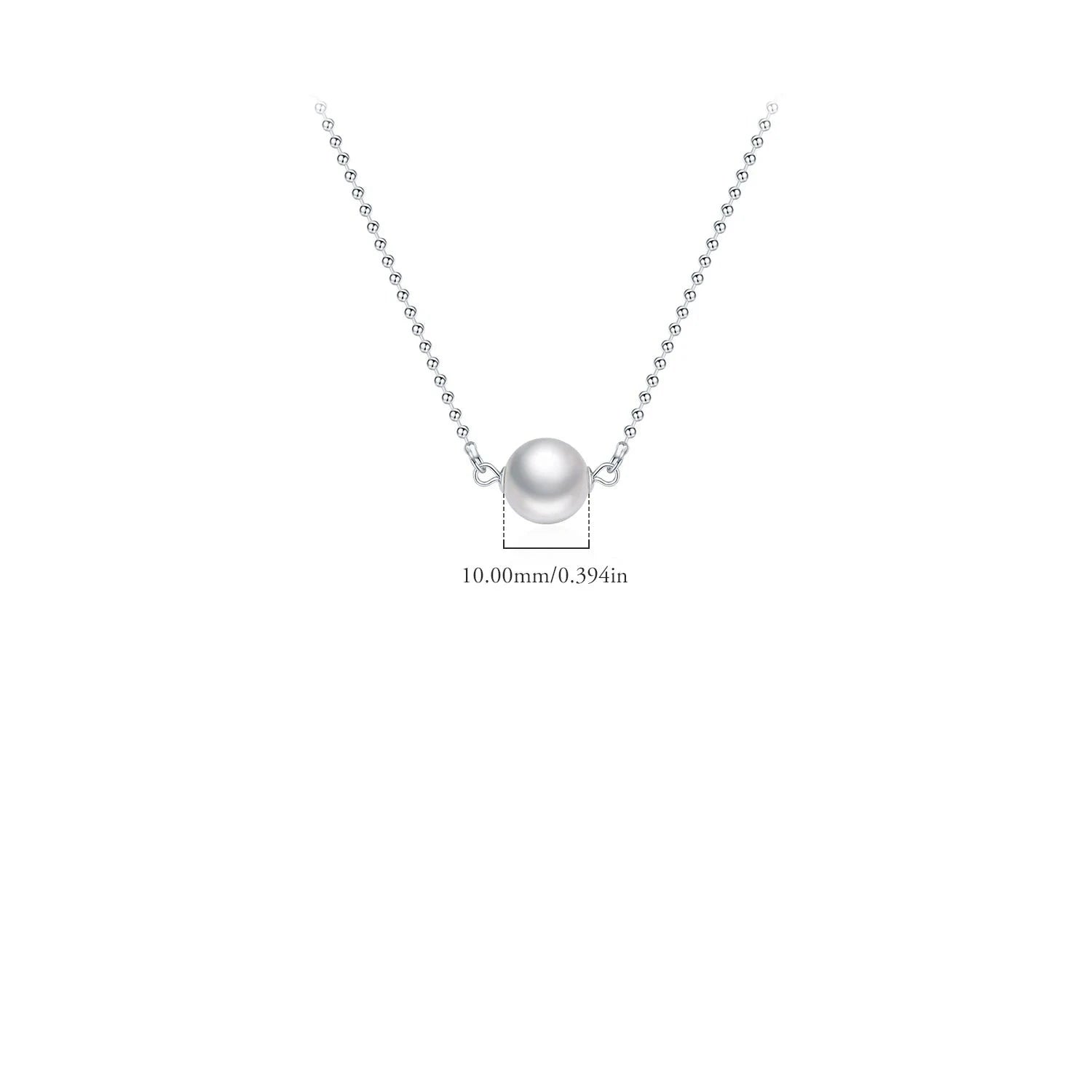  Colar Elegante Cristal Pérola com Detalhes em Jóias Finas