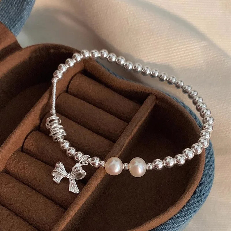 Pulseira Zircônia Cúbica Detalhes em Laço