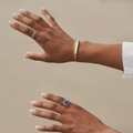 Pulseria Aço Inoxidável Ouro PVD 18K Detalhes em Minimalista