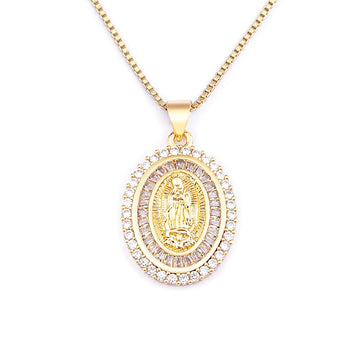 Colar com Pingente Nossa Senhora de Aparecida