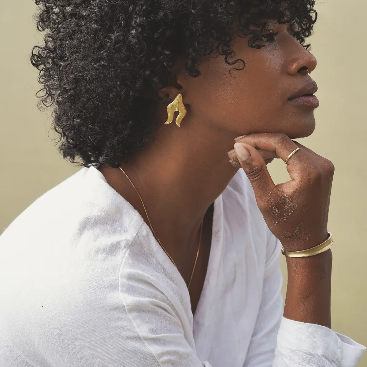 Pulseria Aço Inoxidável Ouro PVD 18K Detalhes em Minimalista